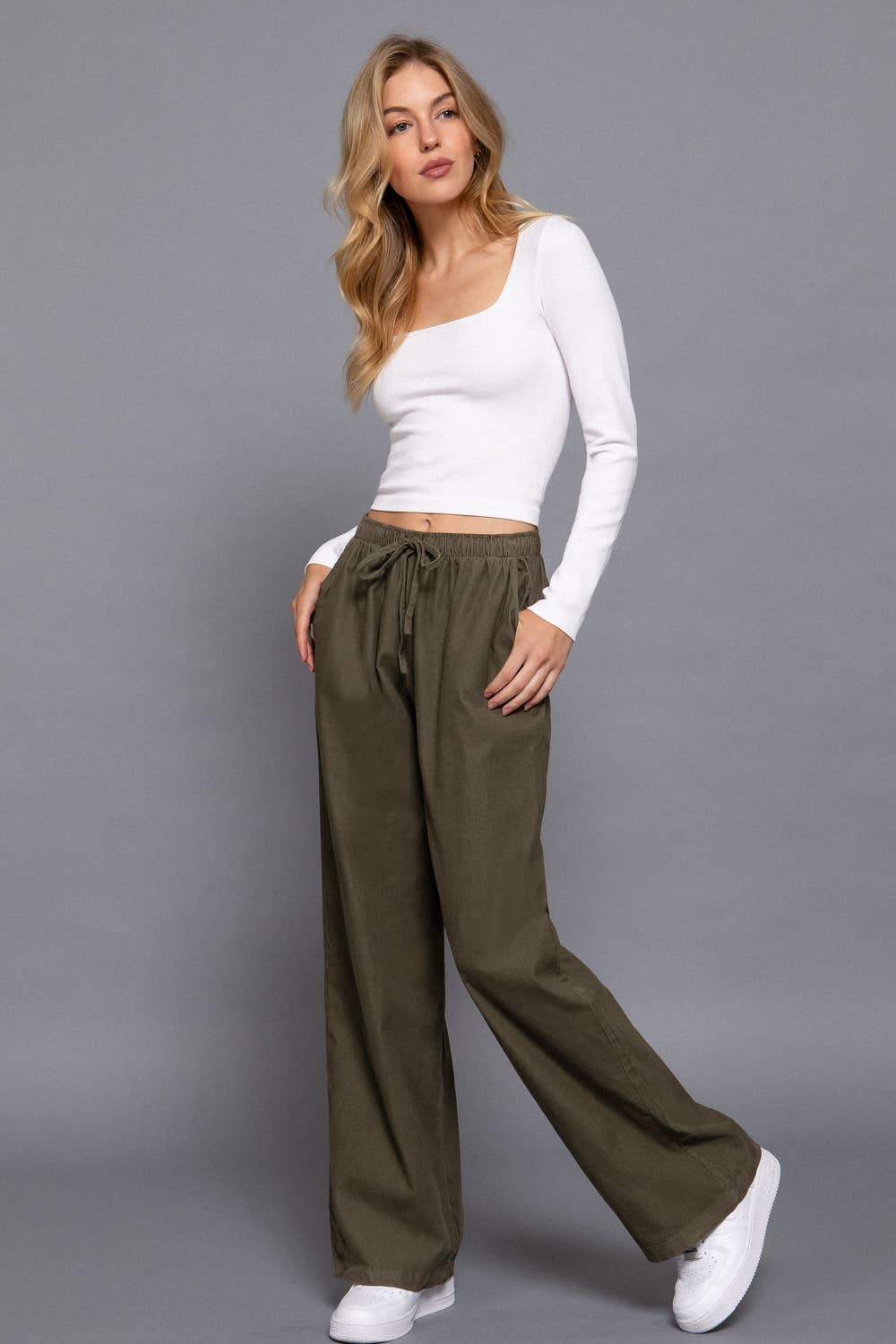 This Is Me Corduroy Long Pants - Green