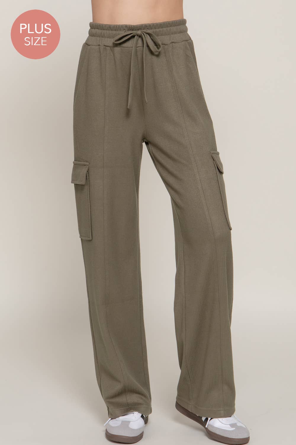 I'm Extra Corduroy Long Pants - Olive