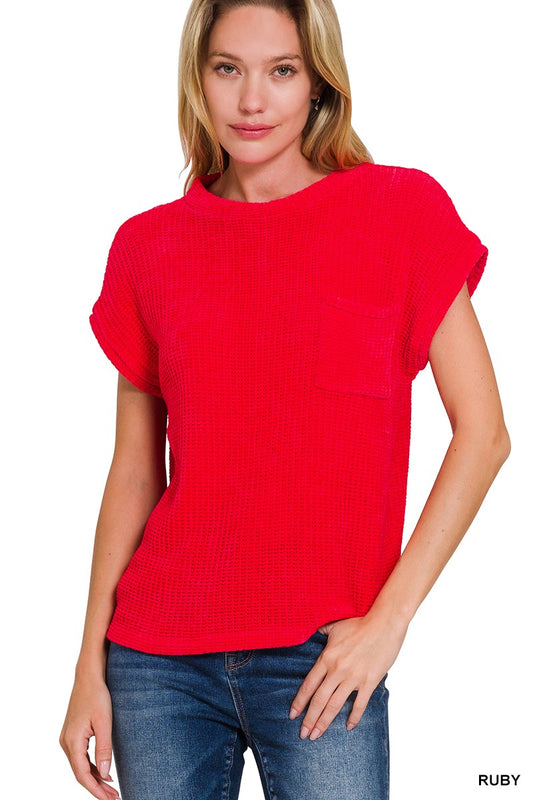 Love Me More Sweater - Red