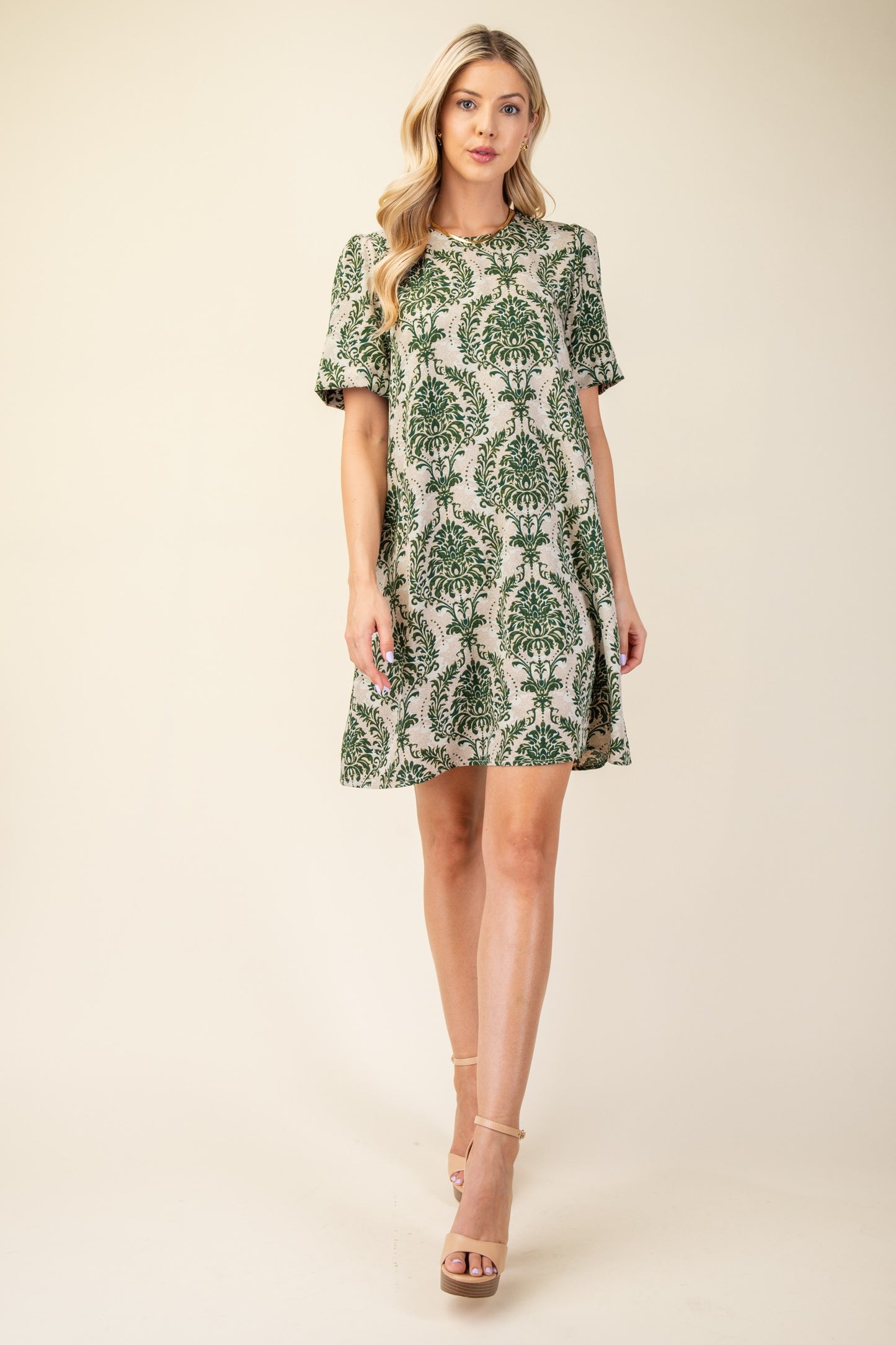 Monday Meeting Midi Dress - Green