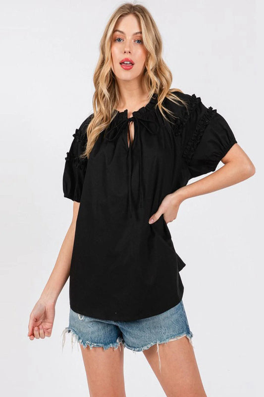 No Panic Top - Black