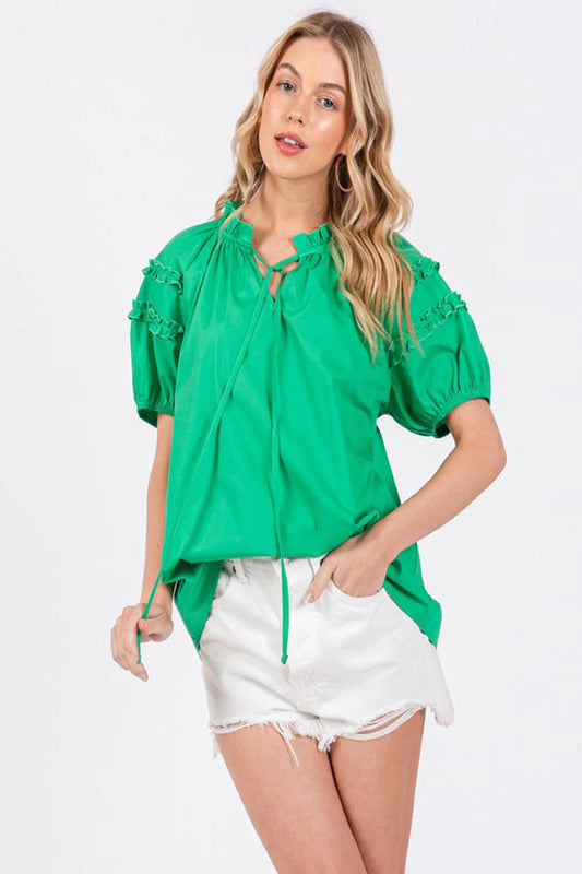 No Panic Top - Green