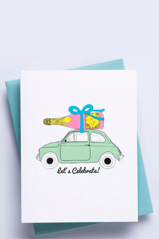 Champagne Motto Greeting Card