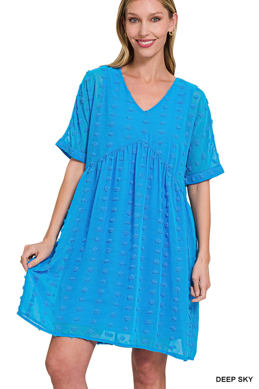 Workday Wonder Mini Dress - Blue