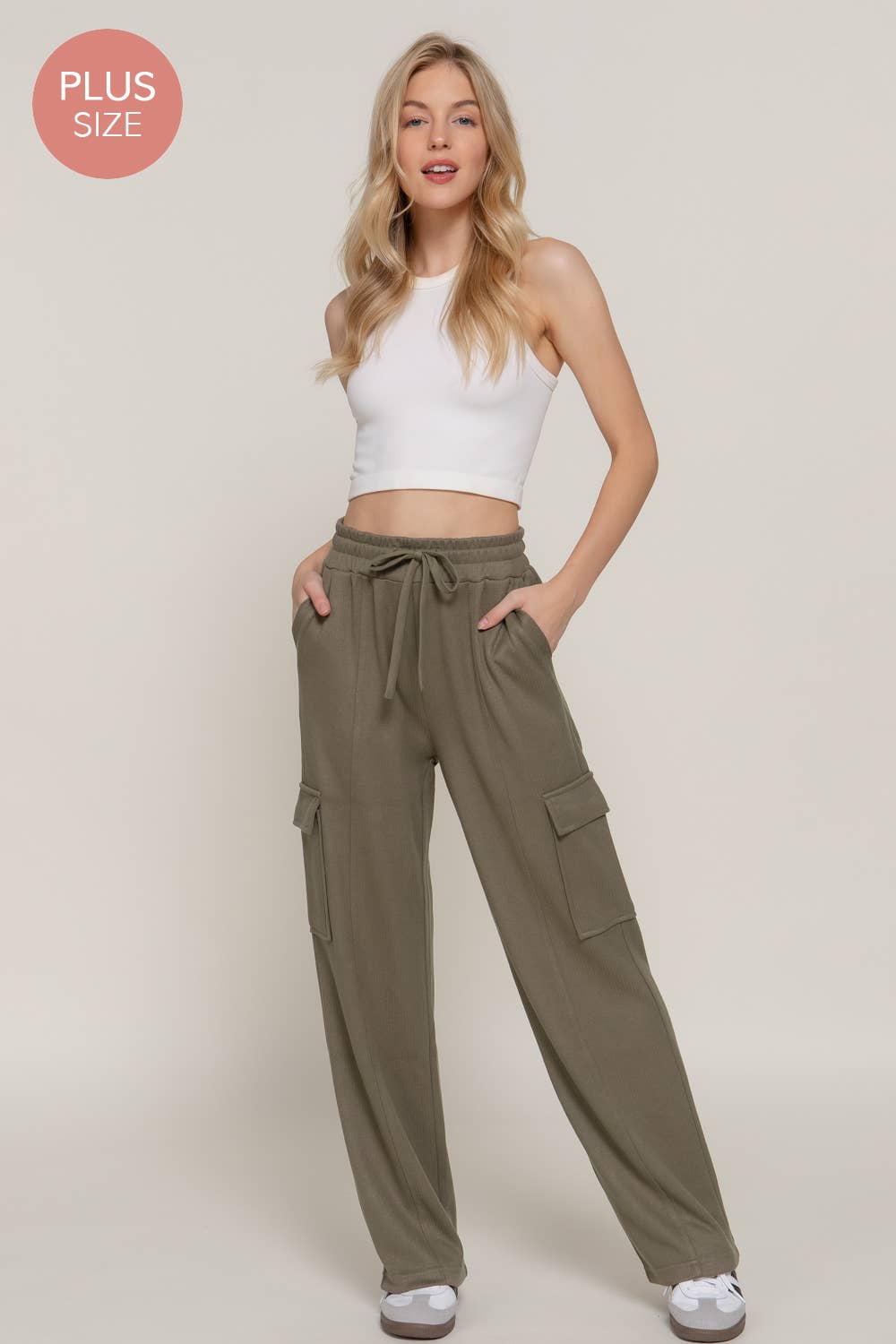 I'm Extra Corduroy Long Pants - Olive