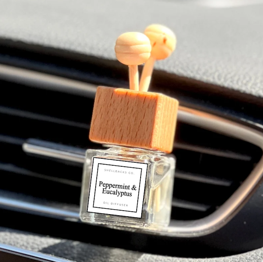 Peppermint & Eucalyptus Vent Clip Car Freshener Diffuser