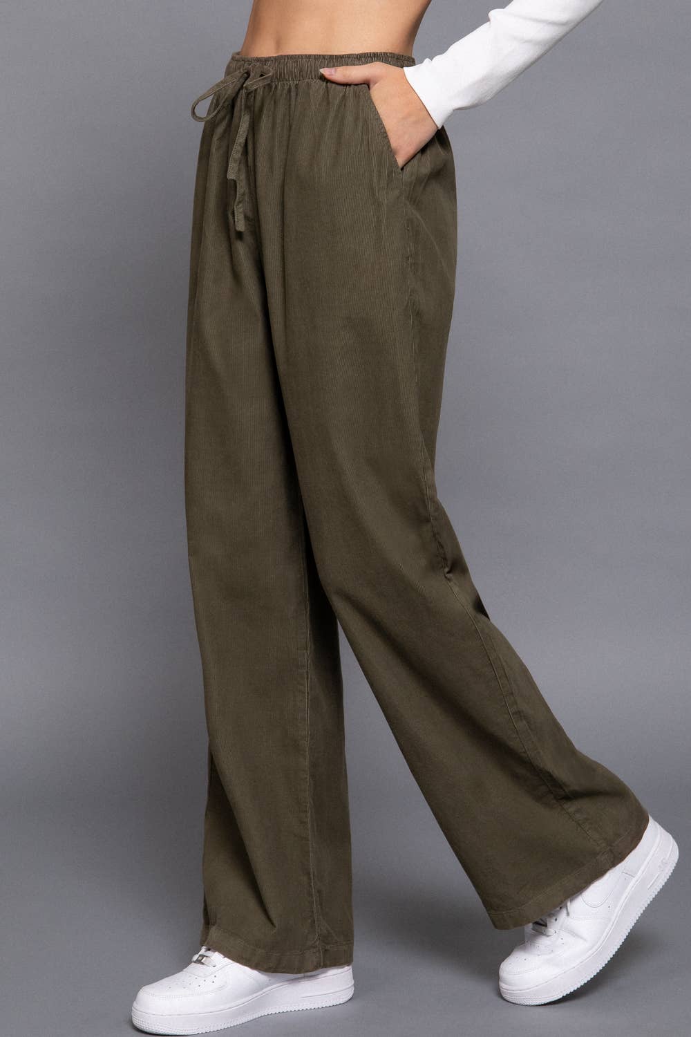 This Is Me Corduroy Long Pants - Green